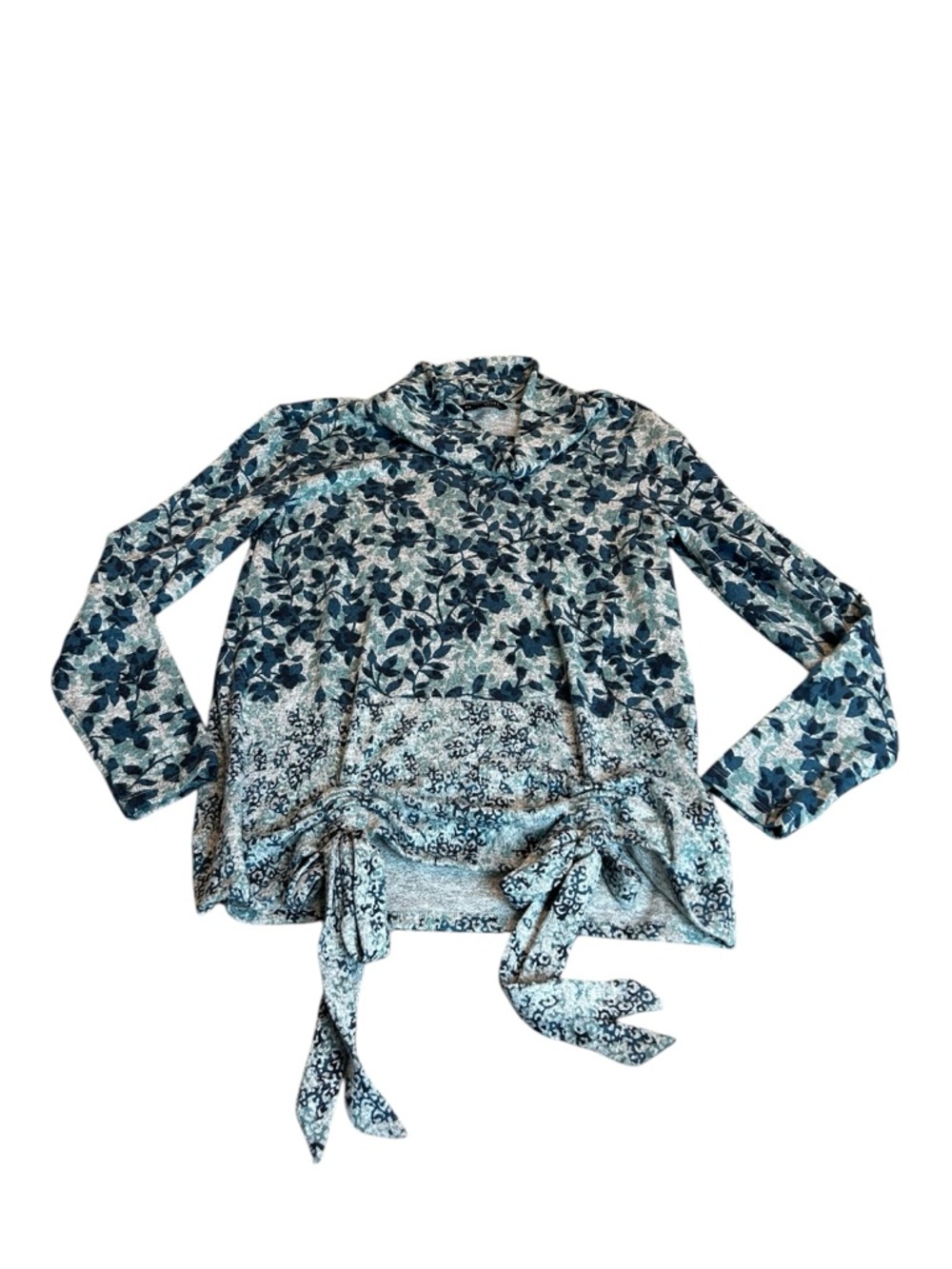 ZAC & RACHEL floral cowl neck top
